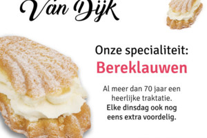 <u><em><strong>Banketbakkerij Van Dijk</strong></em></u> doneert 2.100 bereklauwen aan Groene Hart Ziekenhuis