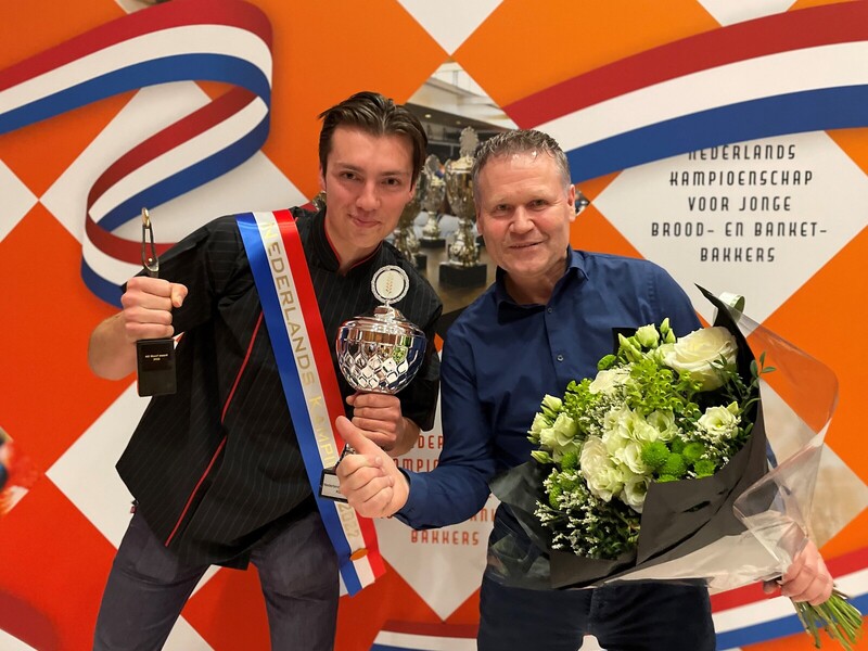 Niels de Rouw wint NK Patisserie voor de jeugd
