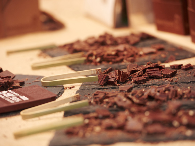 Gezond chocolade proeven tijdens Chocoa 2019