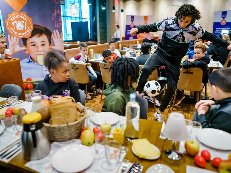 Half miljoen kinderen genieten van gezond ontbijt tijdens week van het Nationaal Schoolontbijt