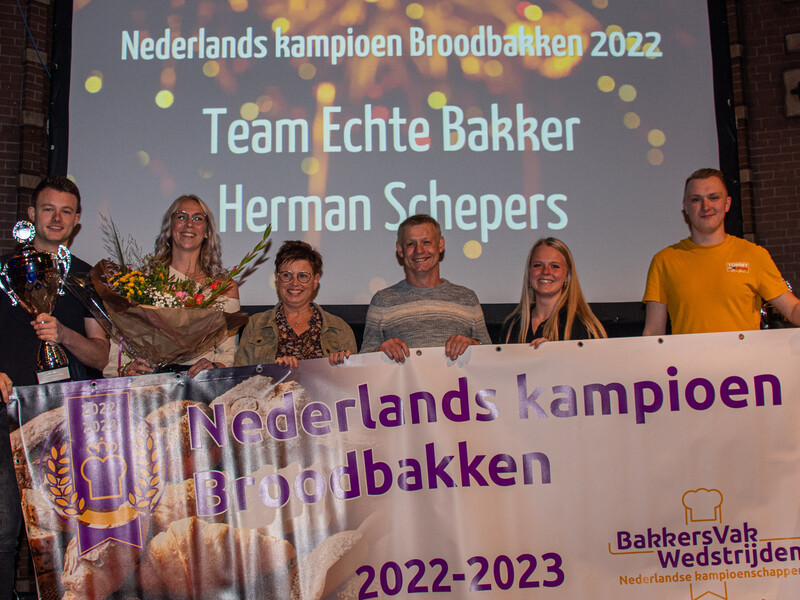 Nederlands kampioenen en Talent van het Jaar BakkersVakWedstrijden