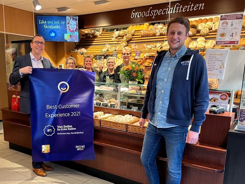 Van Eeden, De Echte Bakker winnaar Best Customer Experience 2021