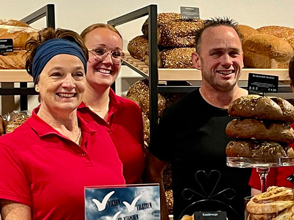 ‘WE HOREN STEEDS DAT MENSEN DOLBLIJ ZIJN DAT
ER EINDELIJK WEER EEN BAKKER IS’